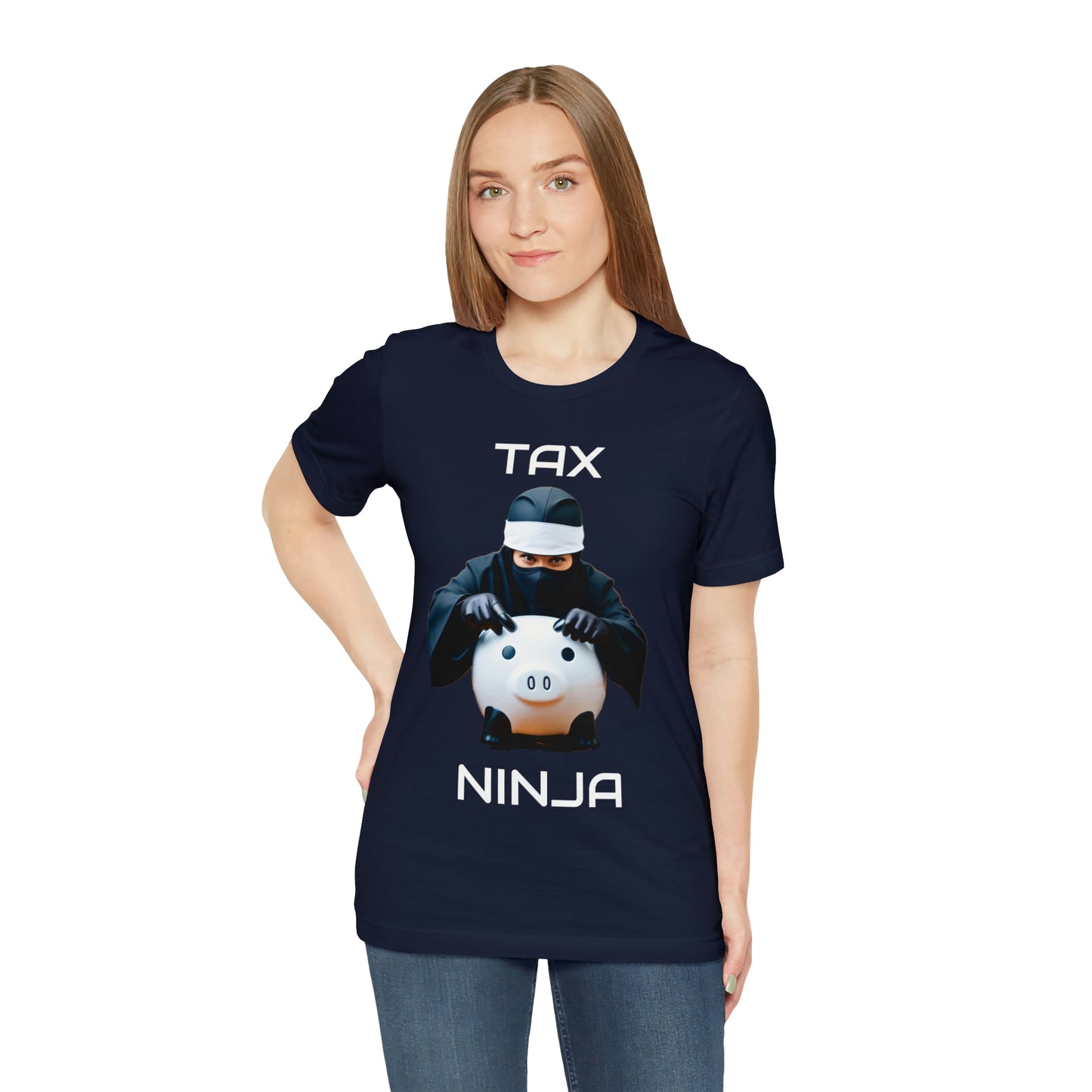 Tax Ninja - Master of Deduction - Unisex Multi-color Jersey Short Sleeve Tee, Professional, Gift, Funny