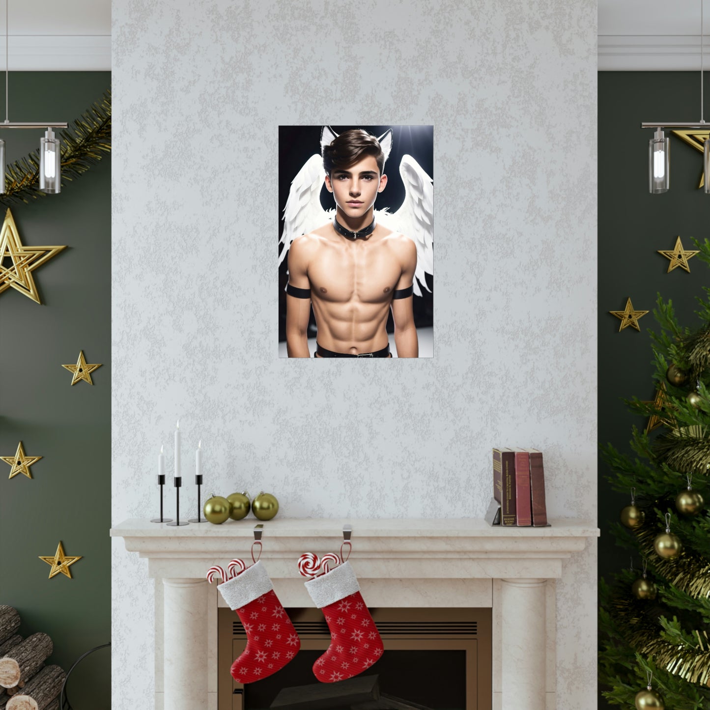 Angels Have No Gender - Poster Print, Home, Art, Youth