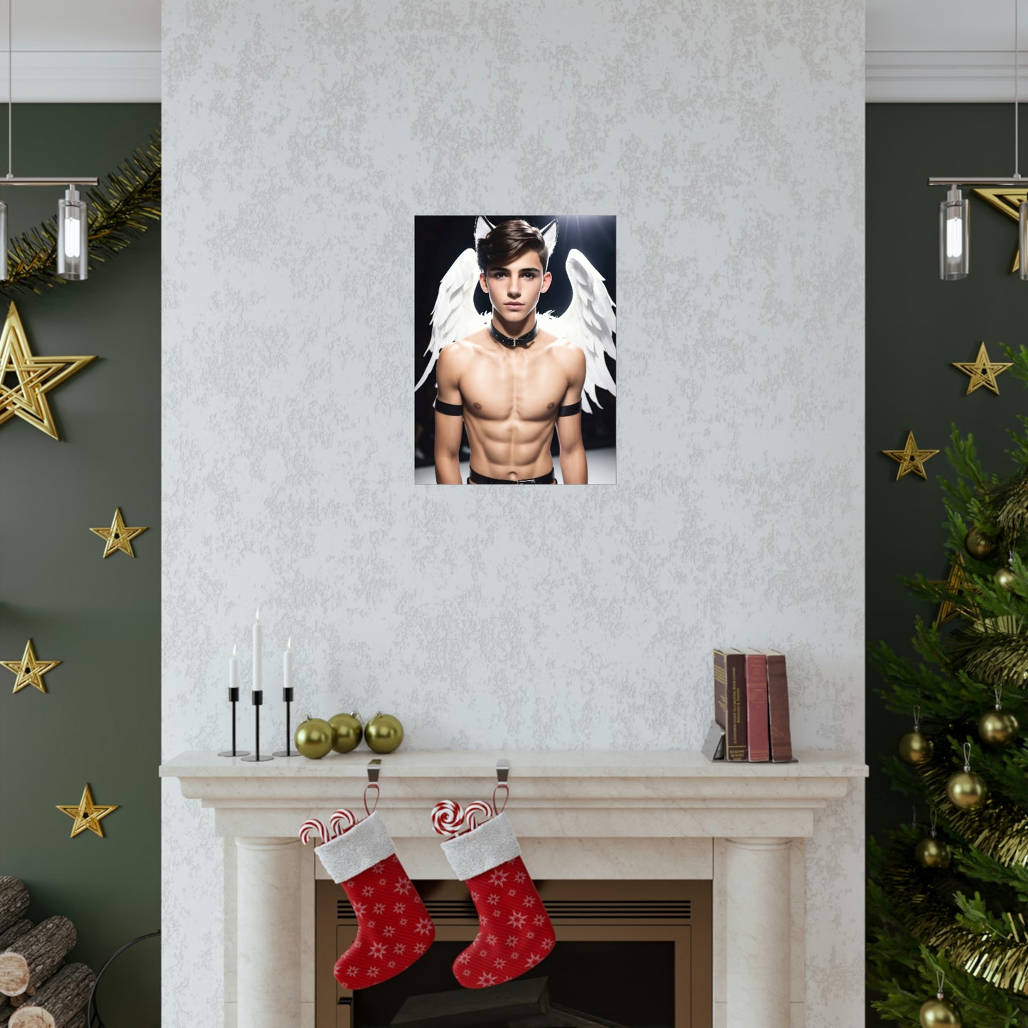 Angels Have No Gender - Poster Print, Home, Art, Youth