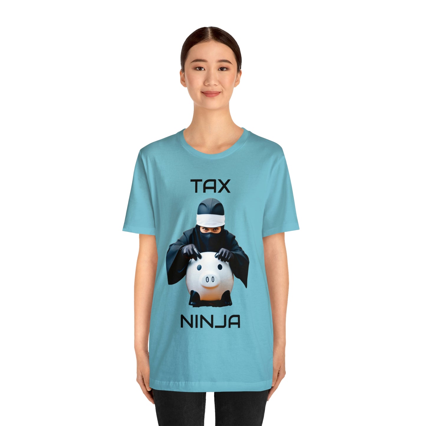 Tax Ninja - Master of Deduction - Unisex Multi-color Jersey Short Sleeve Tee, Professional, Gift, Funny