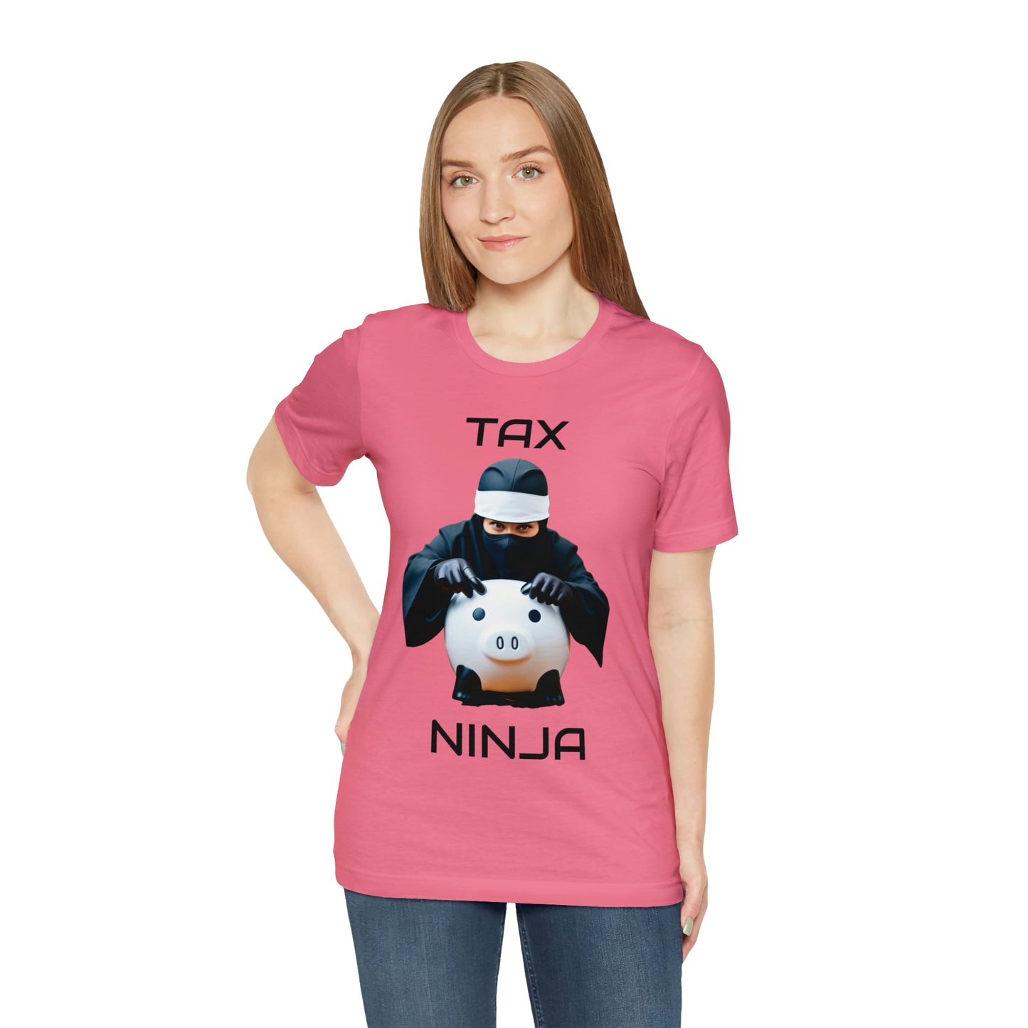 Tax Ninja - Master of Deduction - Unisex Multi-color Jersey Short Sleeve Tee, Professional, Gift, Funny
