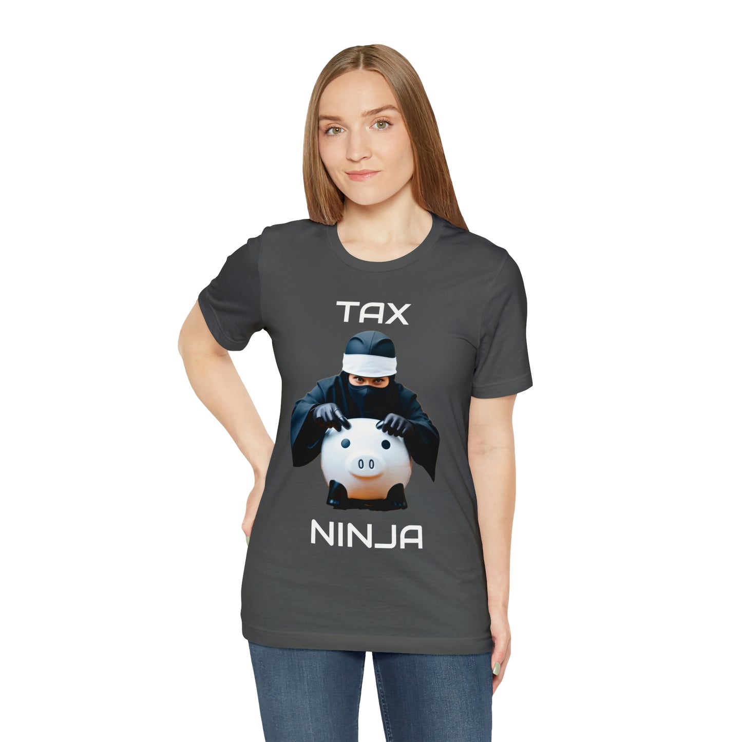 Tax Ninja - Master of Deduction - Unisex Multi-color Jersey Short Sleeve Tee, Professional, Gift, Funny