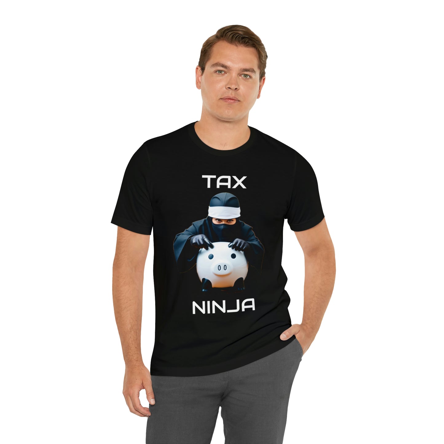 Tax Ninja - Master of Deduction - Unisex Multi-color Jersey Short Sleeve Tee, Professional, Gift, Funny