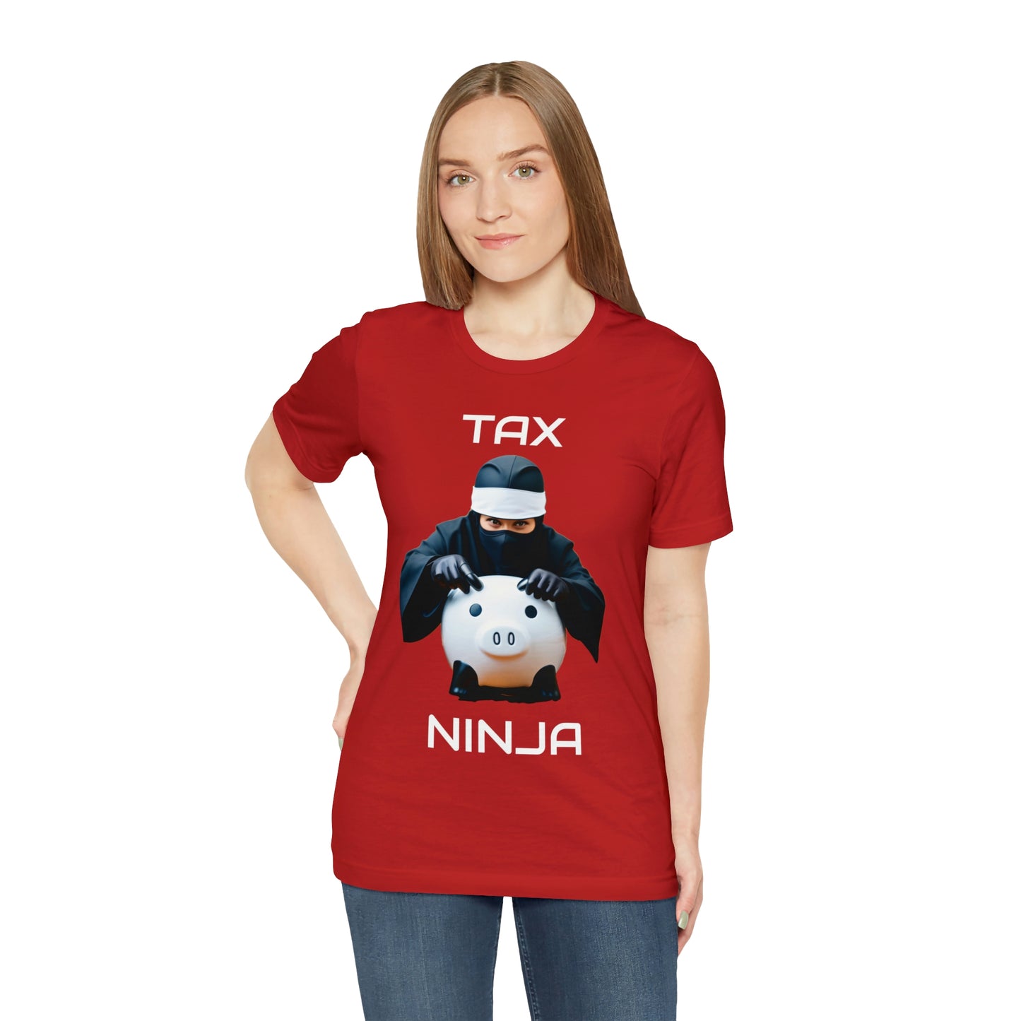 Tax Ninja - Master of Deduction - Unisex Multi-color Jersey Short Sleeve Tee, Professional, Gift, Funny