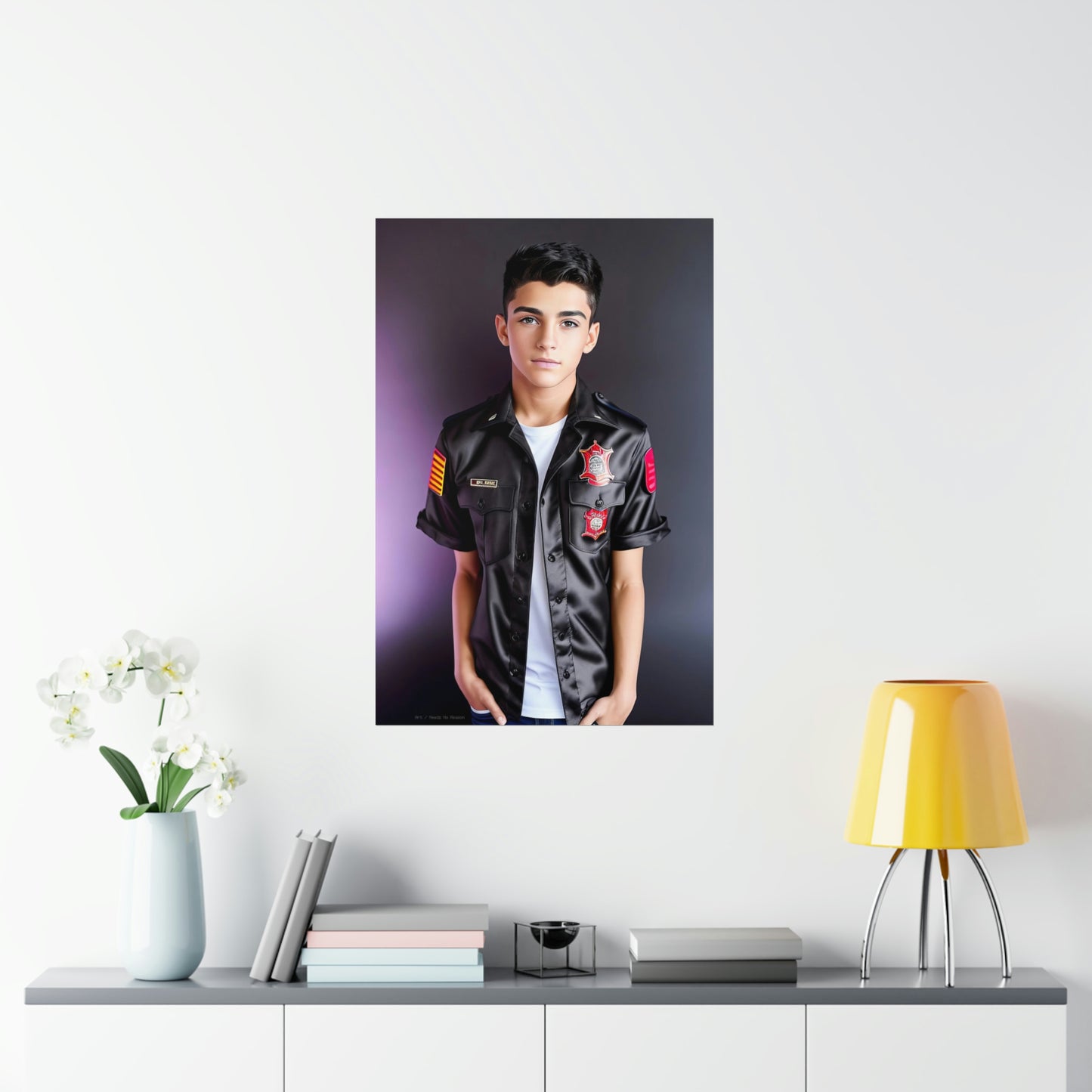 Fight the Fire, Save the Lives - Poster Print, Home, Inspirational Art, Profession, Life Mission, Youth