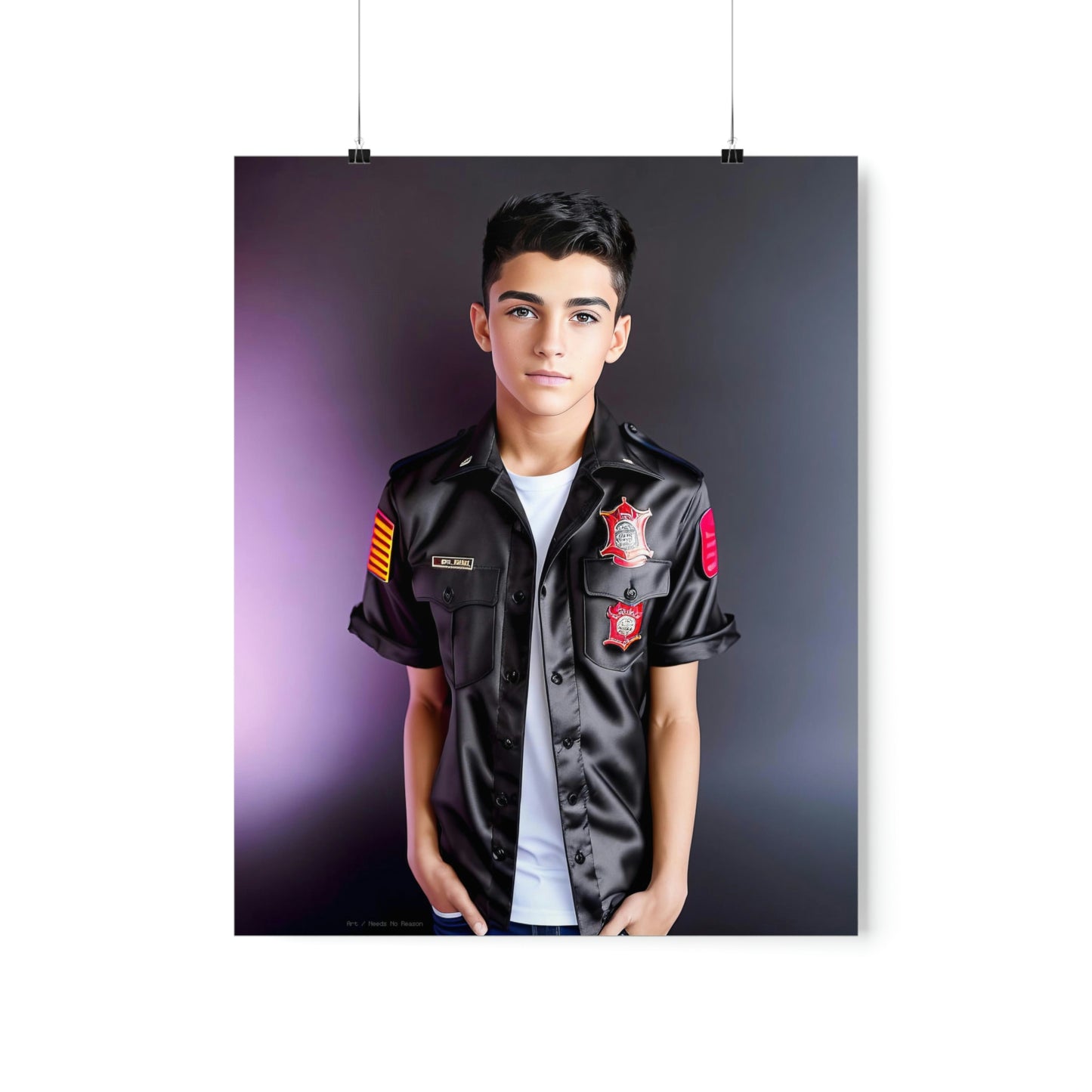 Fight the Fire, Save the Lives - Poster Print, Home, Inspirational Art, Profession, Life Mission, Youth