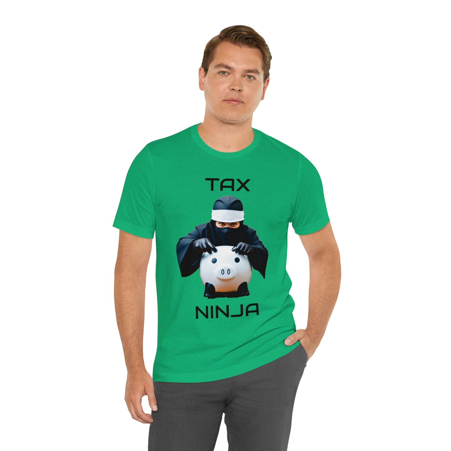 Tax Ninja - Master of Deduction - Unisex Multi-color Jersey Short Sleeve Tee, Professional, Gift, Funny