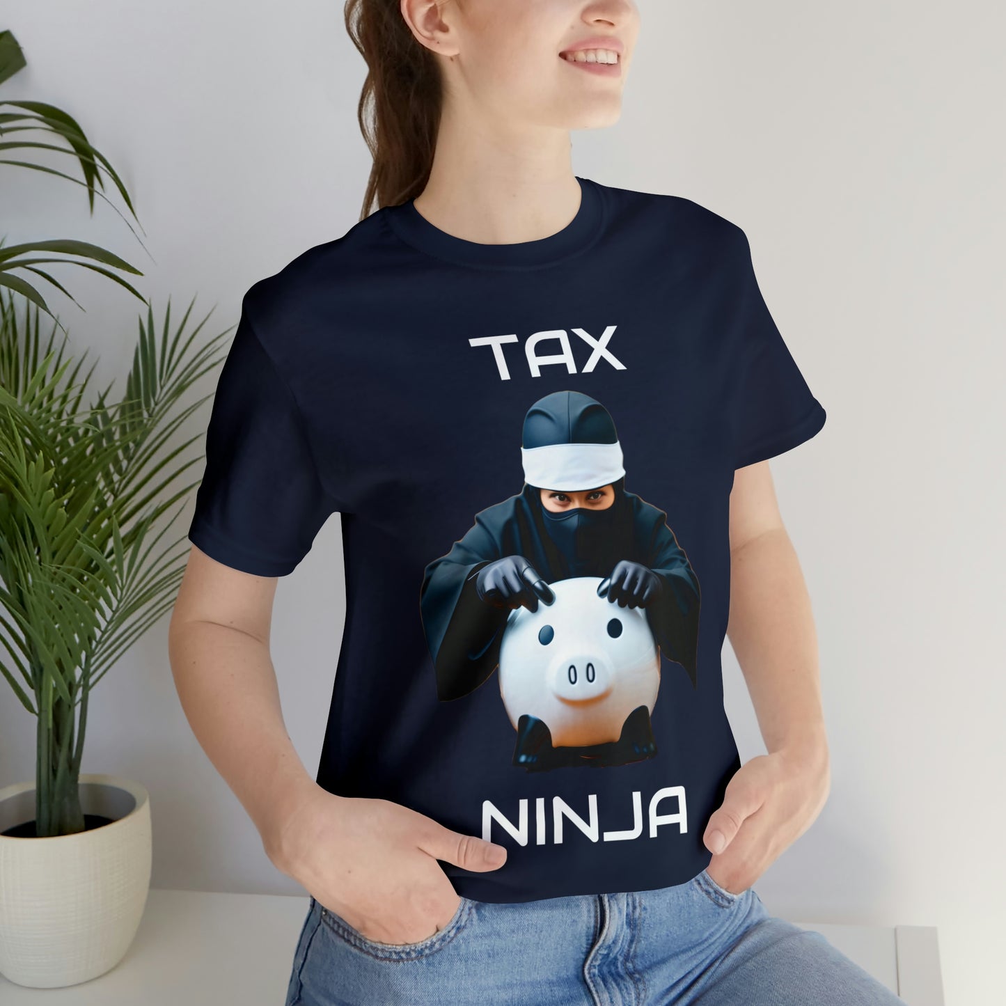 Tax Ninja - Master of Deduction - Unisex Multi-color Jersey Short Sleeve Tee, Professional, Gift, Funny