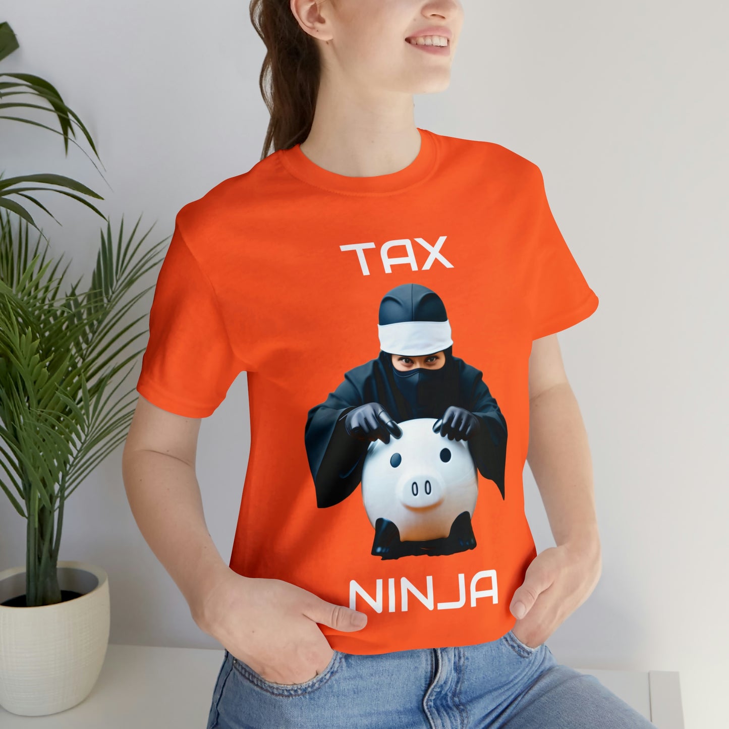 Tax Ninja - Master of Deduction - Unisex Multi-color Jersey Short Sleeve Tee, Professional, Gift, Funny