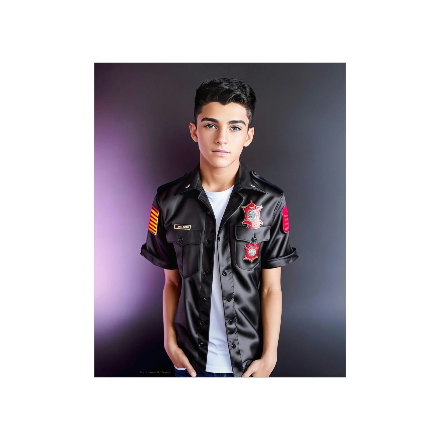 Fight the Fire, Save the Lives - Poster Print, Home, Inspirational Art, Profession, Life Mission, Youth