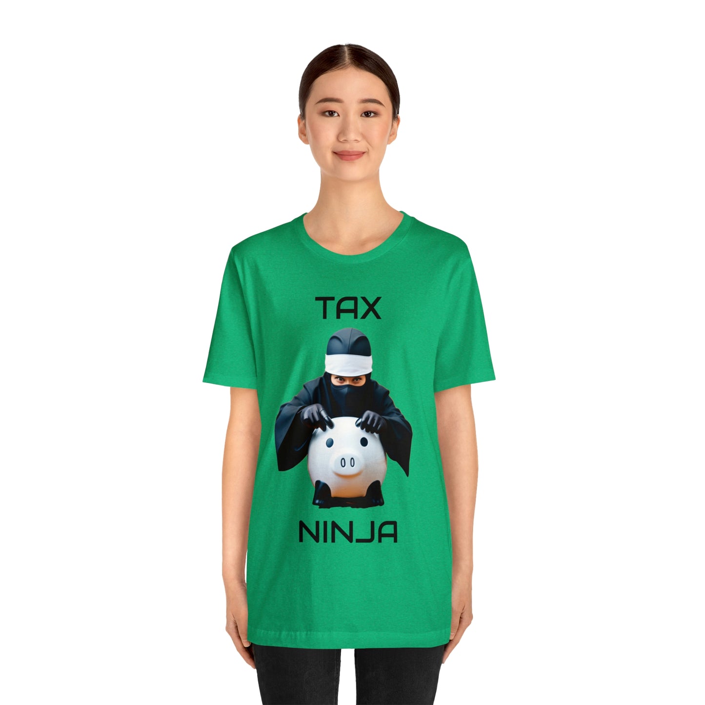 Tax Ninja - Master of Deduction - Unisex Multi-color Jersey Short Sleeve Tee, Professional, Gift, Funny