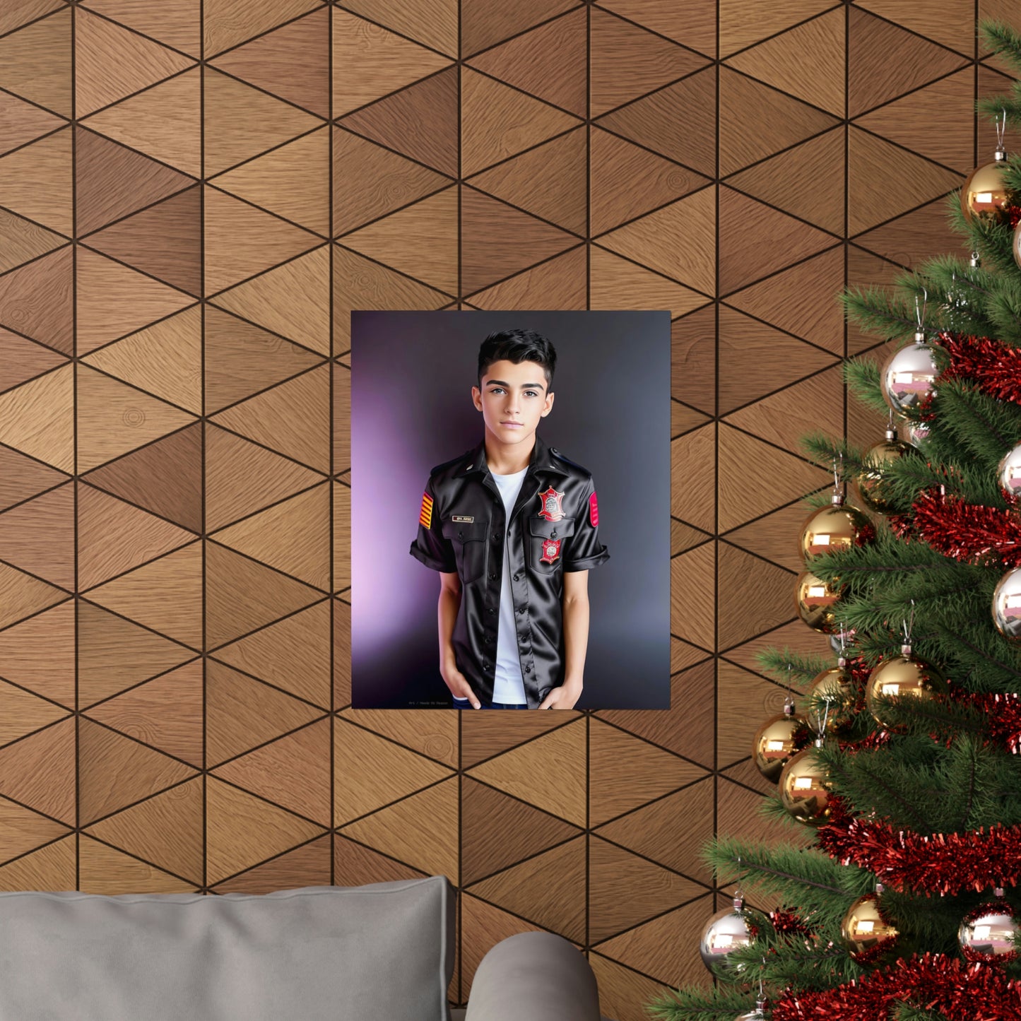 Fight the Fire, Save the Lives - Poster Print, Home, Inspirational Art, Profession, Life Mission, Youth