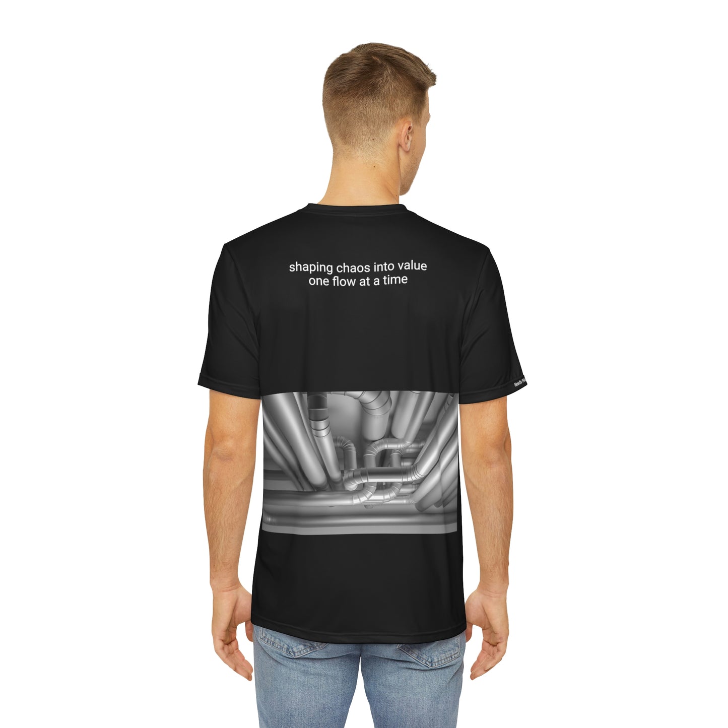 Pro-duct manager - shaping chaos into value one flow at a time :: Men's T-shirt, Professional, Gift, Funny