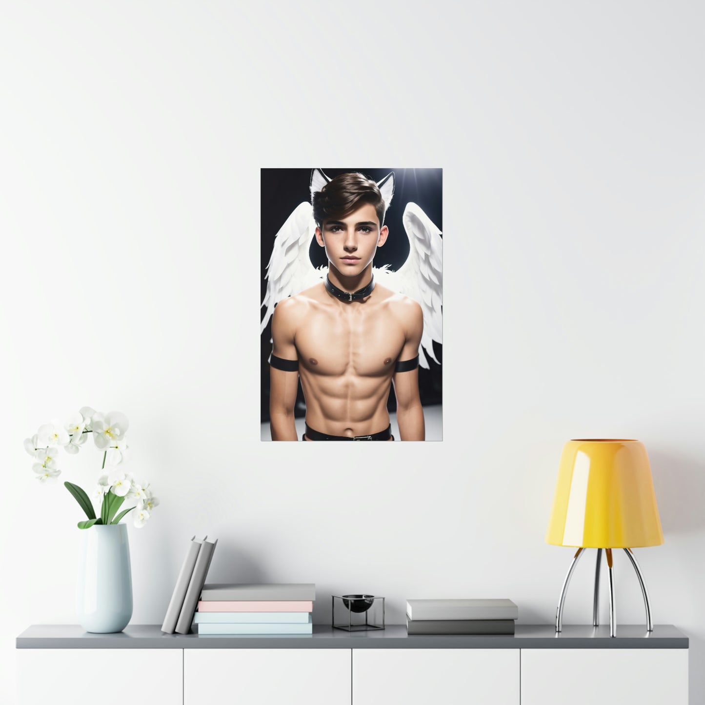 Angels Have No Gender - Poster Print, Home, Art, Youth