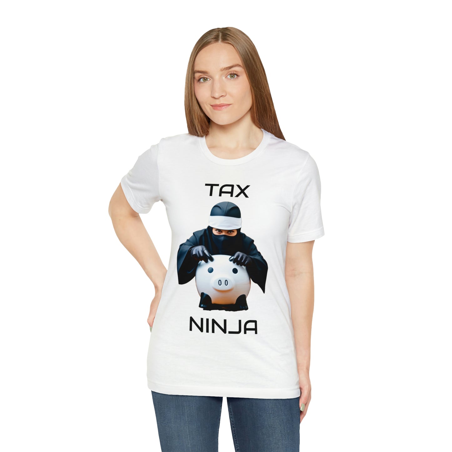 Tax Ninja - Master of Deduction - Unisex Multi-color Jersey Short Sleeve Tee, Professional, Gift, Funny