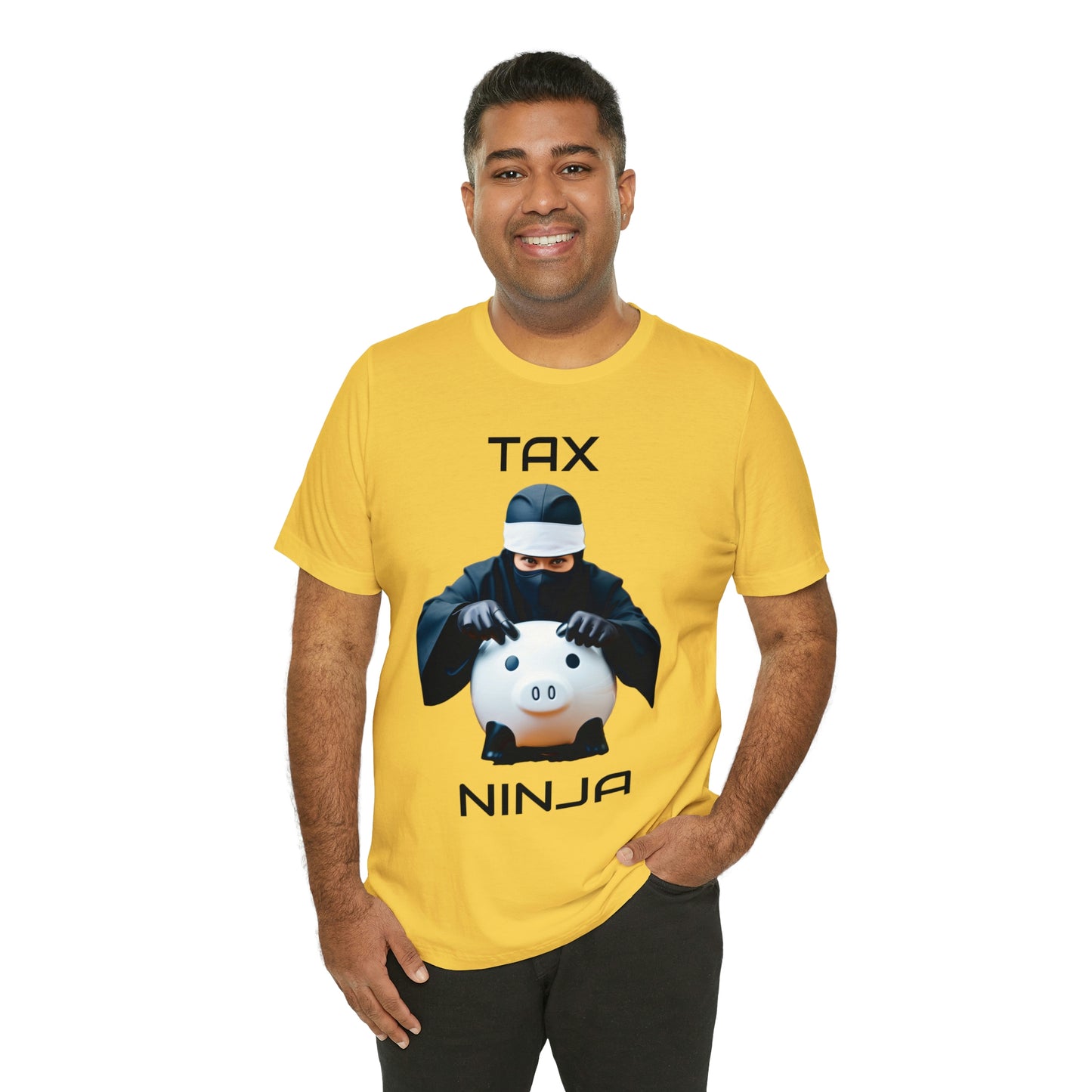 Tax Ninja - Master of Deduction - Unisex Multi-color Jersey Short Sleeve Tee, Professional, Gift, Funny